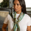 Gabriella - Silk Foulard - Laurel