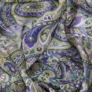 Helena - Silk Scarf Shawl - Green