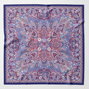 Helena - Silk Scarf Shawl - Red White and Blue