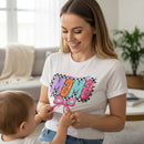Womens Coquette Mama Shirt Cute Bow Graphic Mothers Day Gift Tee