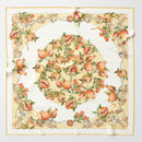 Melograno - Silk Foulard - White Gold