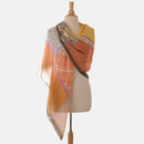 Dafne - Silk Scarf Shawl - Sunrise