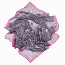 Helena - Silk Scarf Shawl - Pink