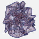 Helena - Silk Scarf Shawl - Red White and Blue