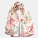 Monique - Long Silk Scarf - Antique Rose