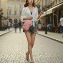 Women's Shoulder Sling Bag - Nylon Adjustable Strap Crossbody Purse