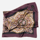 Malta - Silk Foulard - Plum