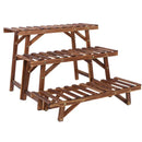 Wood Ladder 3 Tier Plant Stand