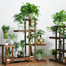 Wood Plant Stand 6-Tier Shelf