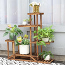 Wood Plant Stand 6-Tier Shelf