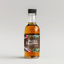 Wood With Candy Canes Mini Liquor Label