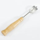 Wooden bread lame cutter with leather cover kitchen baking tool