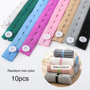 Wooden button elastic band clothes folding organizers bedroom storage bags