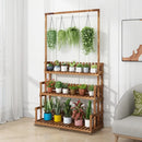 Wooden Hanging Plant Stand 3-Tier