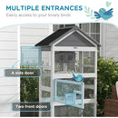 Wooden Outdoor Bird Aviary 67 Inch