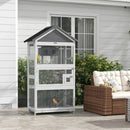 Wooden Outdoor Bird Aviary 67 Inch