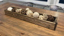 Wooden Table Top Centerpiece | Table Tray
