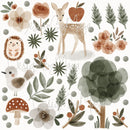 Woodland Decals - Fabric Nursery Wall Art Decals