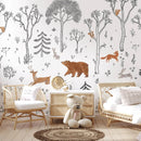 Woodland Wallpaper - Nursery Wall Decor Wallpapers