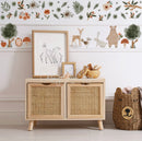 Woodland Baby Forest animals - Fabric Nursery Wall Art Decals