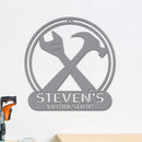 Workshop Tools Sign w Name