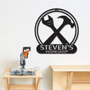 Workshop Tools Sign w Name