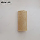 Woven bamboo wall lights sconces for bedroom warm gold glow