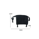 Woven black & white resin sculpture figurine living room sheep decor