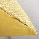 Woven geometric tassels cushion cover yellow & black living room pillow