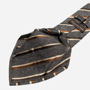 Velletri - Silk Jacquard Tie - Steel
