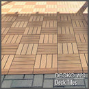 Deck Tile Ramp Edge - for Premium WPC Interlocking Tiles | DECKO (11.8" x 3.1" x 0.8") - (One Piece)