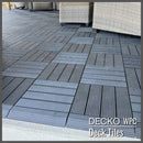 Deck Tile Ramp Edge - for Premium WPC Interlocking Tiles | DECKO (11.8" x 3.1" x 0.8") - (One Piece)