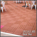 Deck Tile Ramp Edge - for Premium WPC Interlocking Tiles | DECKO (11.8" x 3.1" x 0.8") - (One Piece)