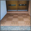 Deck Tile Ramp Edge - for Premium WPC Interlocking Tiles | DECKO (11.8" x 3.1" x 0.8") - (One Piece)
