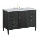 James Martin Myrrin 48" Single Bathroom Vanity, Carbon Oak