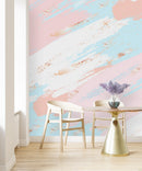 Pink Abstract Pattern Wallpaper