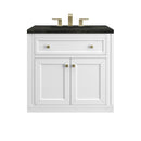 James Martin Chicago 30" Single Bathroom Vanity, Glossy White