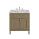 James Martin Chicago 30" Single Bathroom Vanity, Walnut Whisper