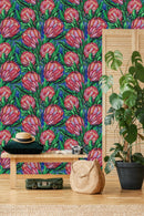 Brightly Protea Wallpaper