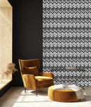 Black Zig Zag Wallpaper