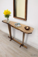 Special Design Hand Made 100% Walnut Console - (W)17.8" (L)51.5" (H)29.5"