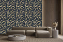 Dark Blue Wallpaper with Spikelets