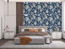 Contemporary Feather's Flowers Wallpaper Smart