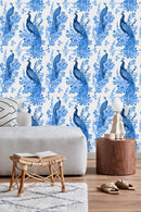 Botanical Vintage Leaves Wallpaper