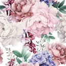 Flowers on White Background  Wallpaper