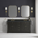 James Martin Brookfield 72" Double Bathroom Vanity, Black Onyx