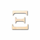 Unfinished Wood Xi Silhouette - Craft- up to 46" DIY