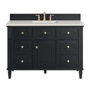 James Martin Lorelai 48" Single Bathroom Vanity, Black Onyx