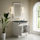 James Martin Bellshire 30" Single Bathroom Vanity, Bright White