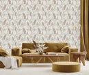 Stylish Vintage Wallpaper with Birds